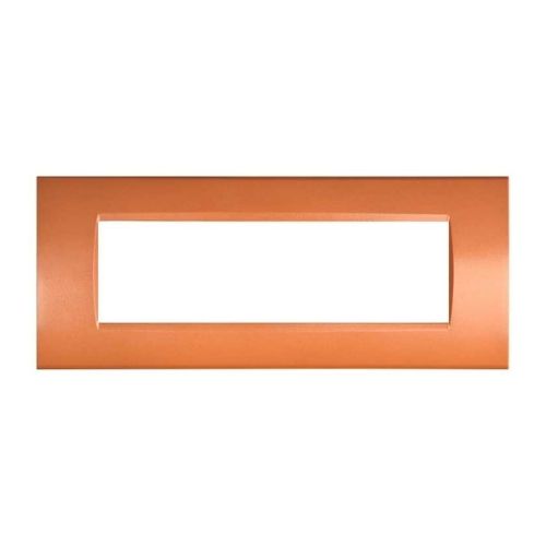 [6970597468894 - Placca 7P tecnopolimero INT-LGT arancio] 8007-16